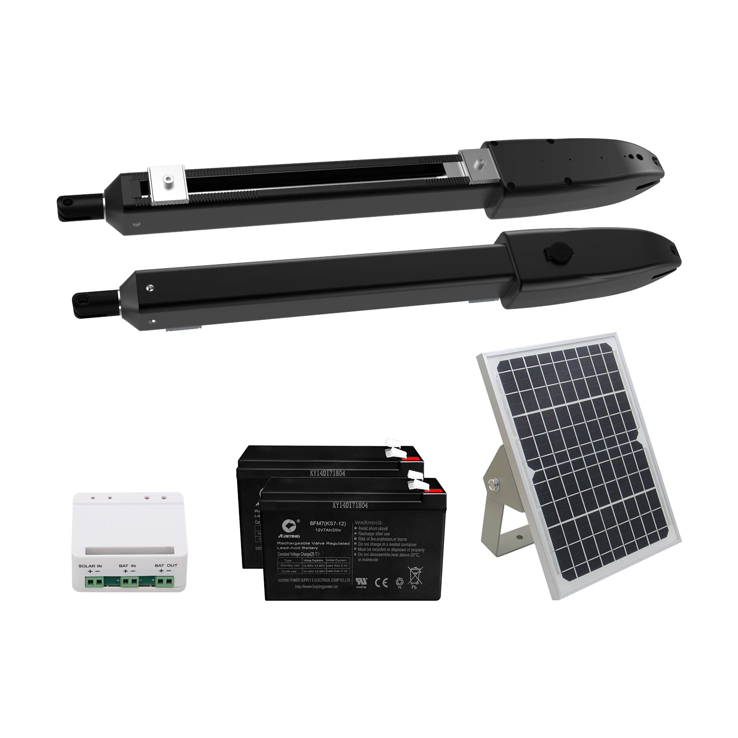 PKM-C025 Mechanical Limit outdoor automatic gate system dual arm swing gate opener electric gate