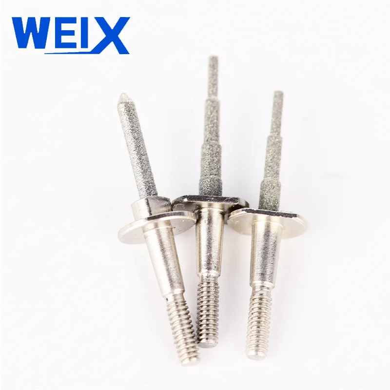 WEIX High Efficient Dental Diamond coating 12S cylinder piont cerec milling bur for Sirona inlab MXCL
