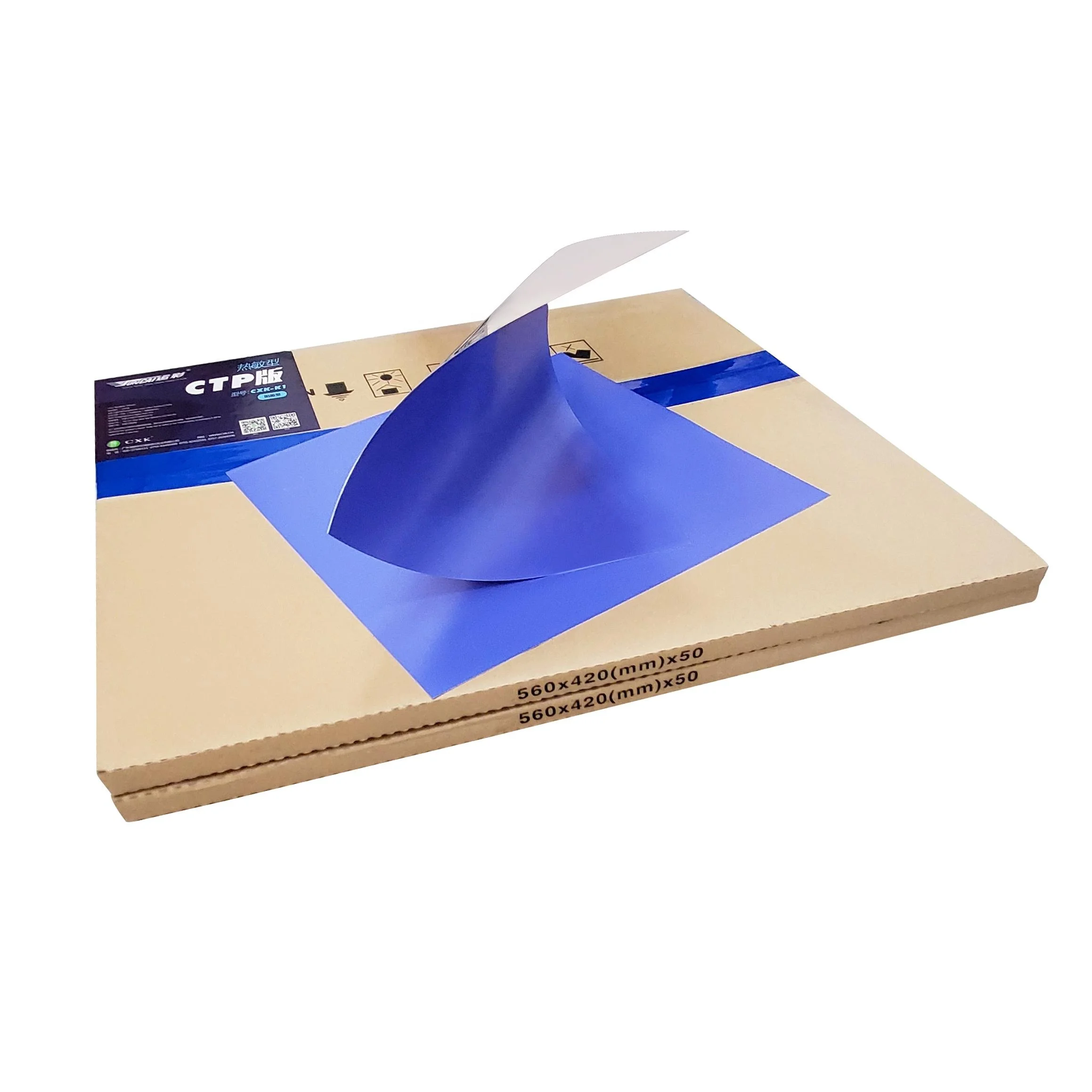 CHINA CXK thermal Ctp Plate Offset CTP Thermal Plate Positive high impression Thermal CTP Plate