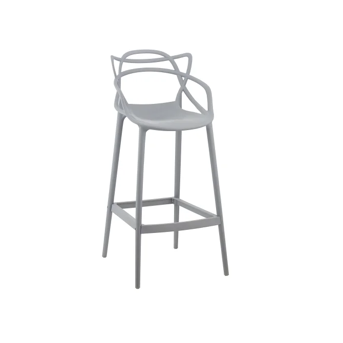 
Colourful Outdoor Commercial Cross Back Plastic Dining Chair 