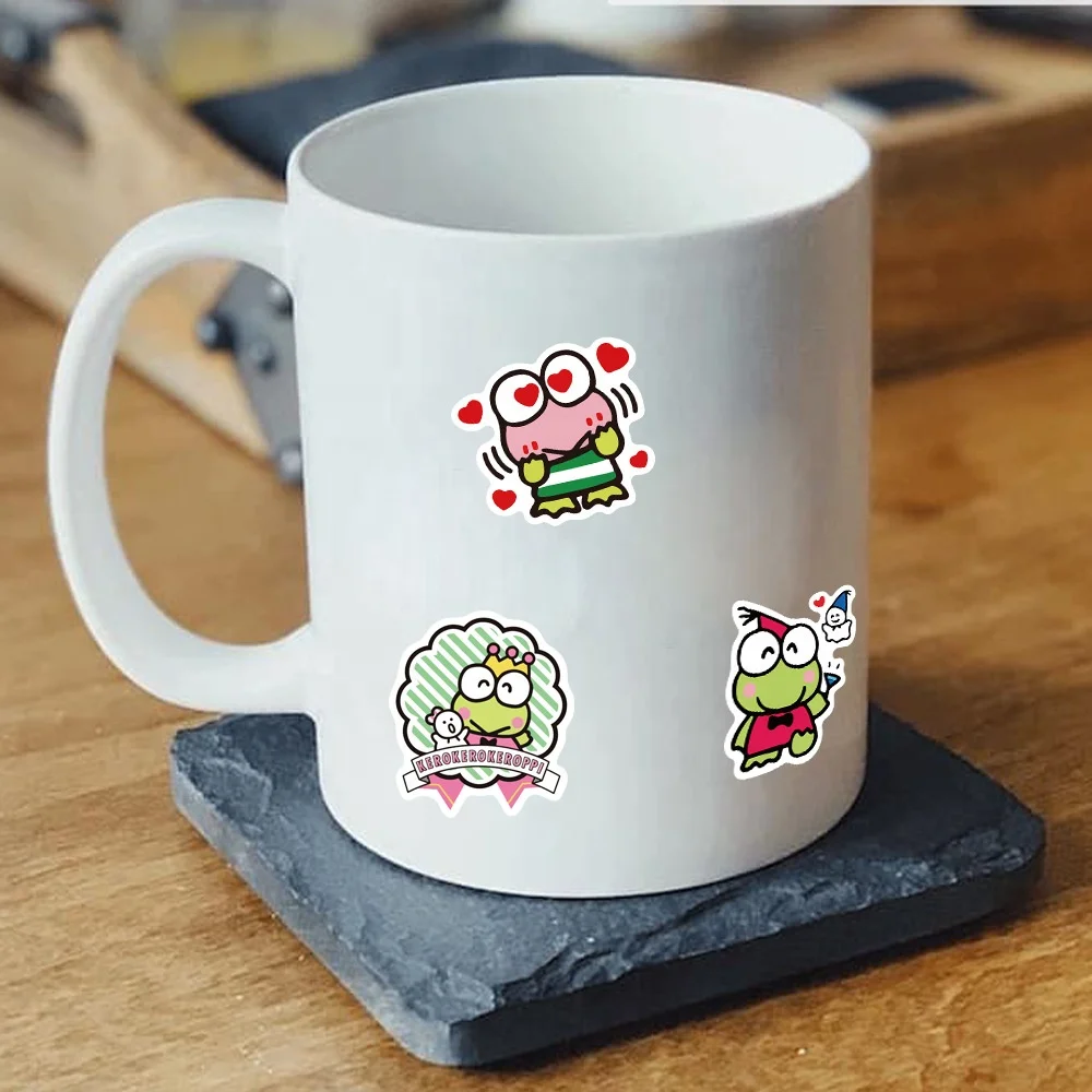  50 шт. милые наклейки Kero Keroppi для детей подарок гидро колба ноутбука чемодана пользовательские
