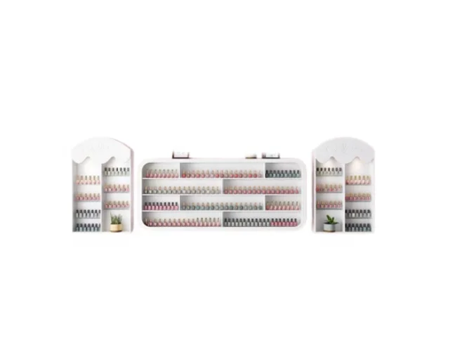 Yicheng Beauty China Supplier Nail Polish Rack Display Rack Cosmetics Shelf Wall Rack by Chinese Manufacture