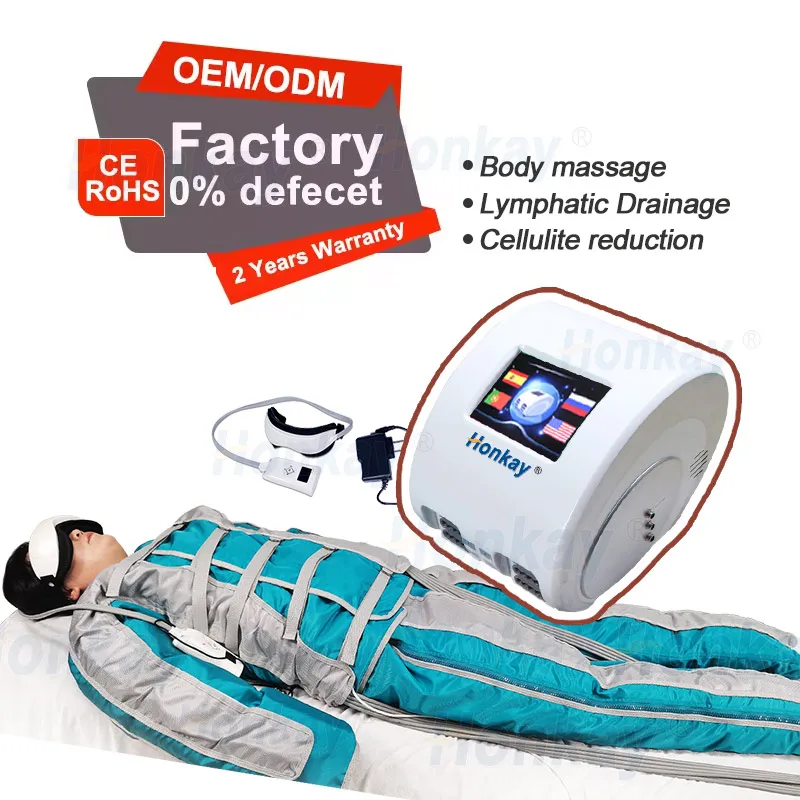 2024 New Trending Infrared Heated Pressotherapy Lymphatic Drainage Machine With Jacket and Pants