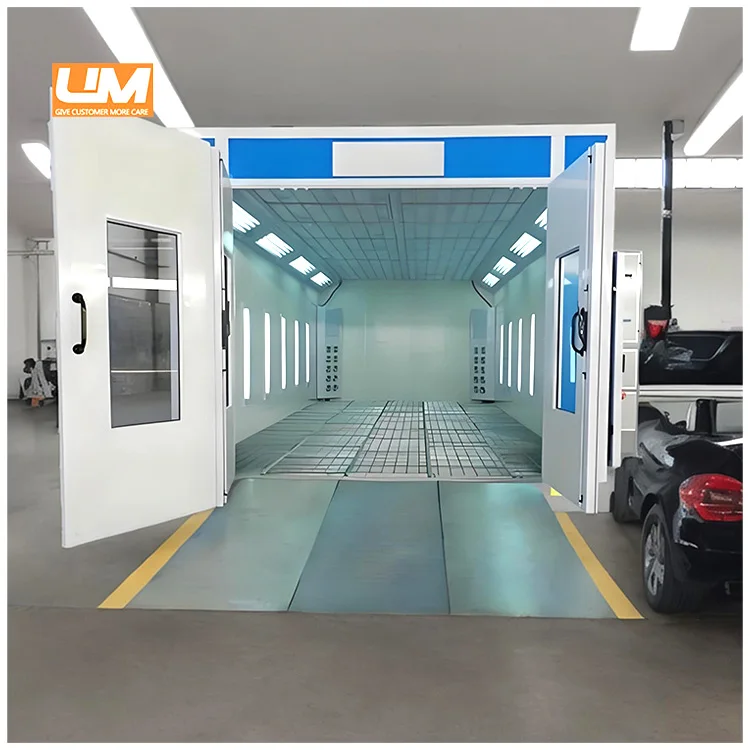 Garage Equipment Spray Booth Car Painting Camera Spraying Baking Oven Paint Cabin Downdraft Paint Booths Price