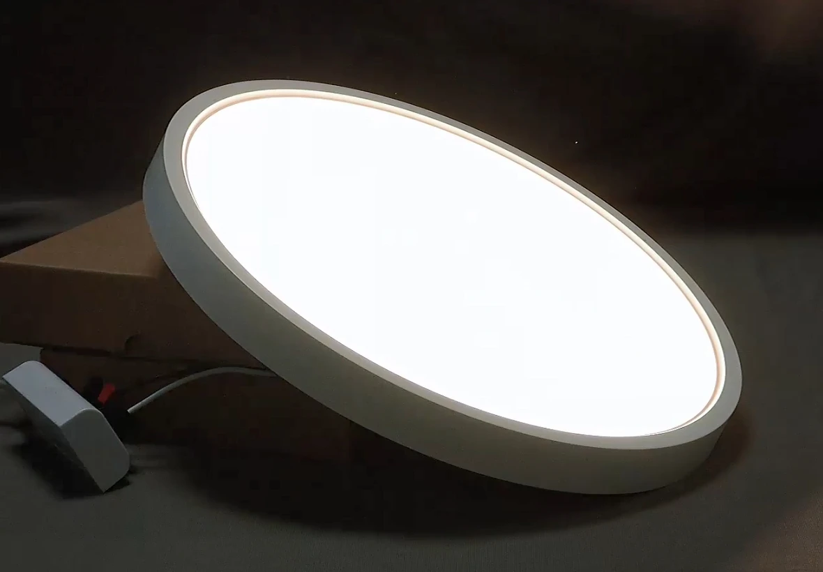 ETL 18W 24W 30W 9 12 15Inch Ceiling Light 125LM/W  Motion Sensor LED Flat Slim Surface Mount Panel