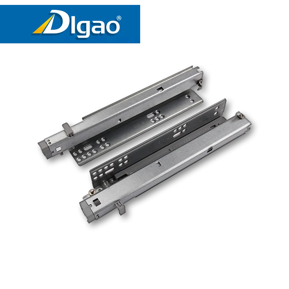 Digao triple extension mepla drawer slide heavy duty telescopic slide rail