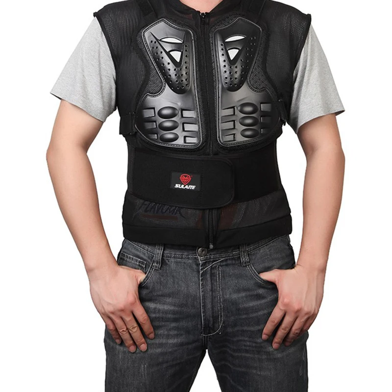 Moto Armor Motorcycle Jacket Body Protection Skiing Body Armor Spine Chest Back Protector Protective Gear for lady and man