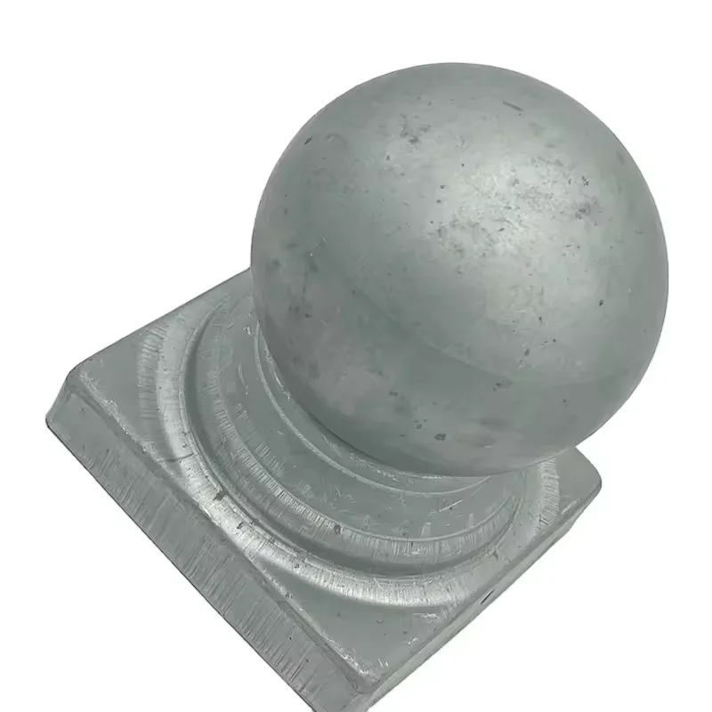 Custom Size 4 X 4cm Decorative Modern Garden Aluminum Fence Post Ball Cap