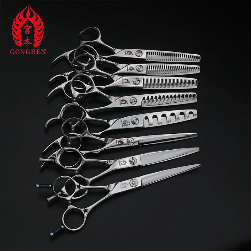 GONG BEN Japanese Style Scissors Hair Vg10 440c Professional Hairdressing Scissors For Hair Cut Barber