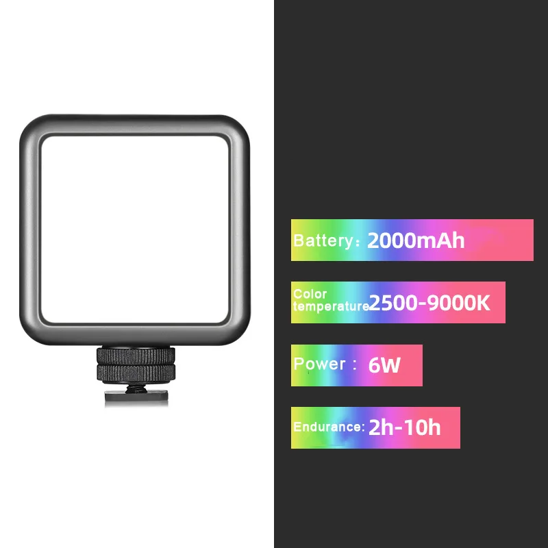  Удобный светодиодный мини-светильник RGB N69 для фотосъемки портативный заполняющий свет различных