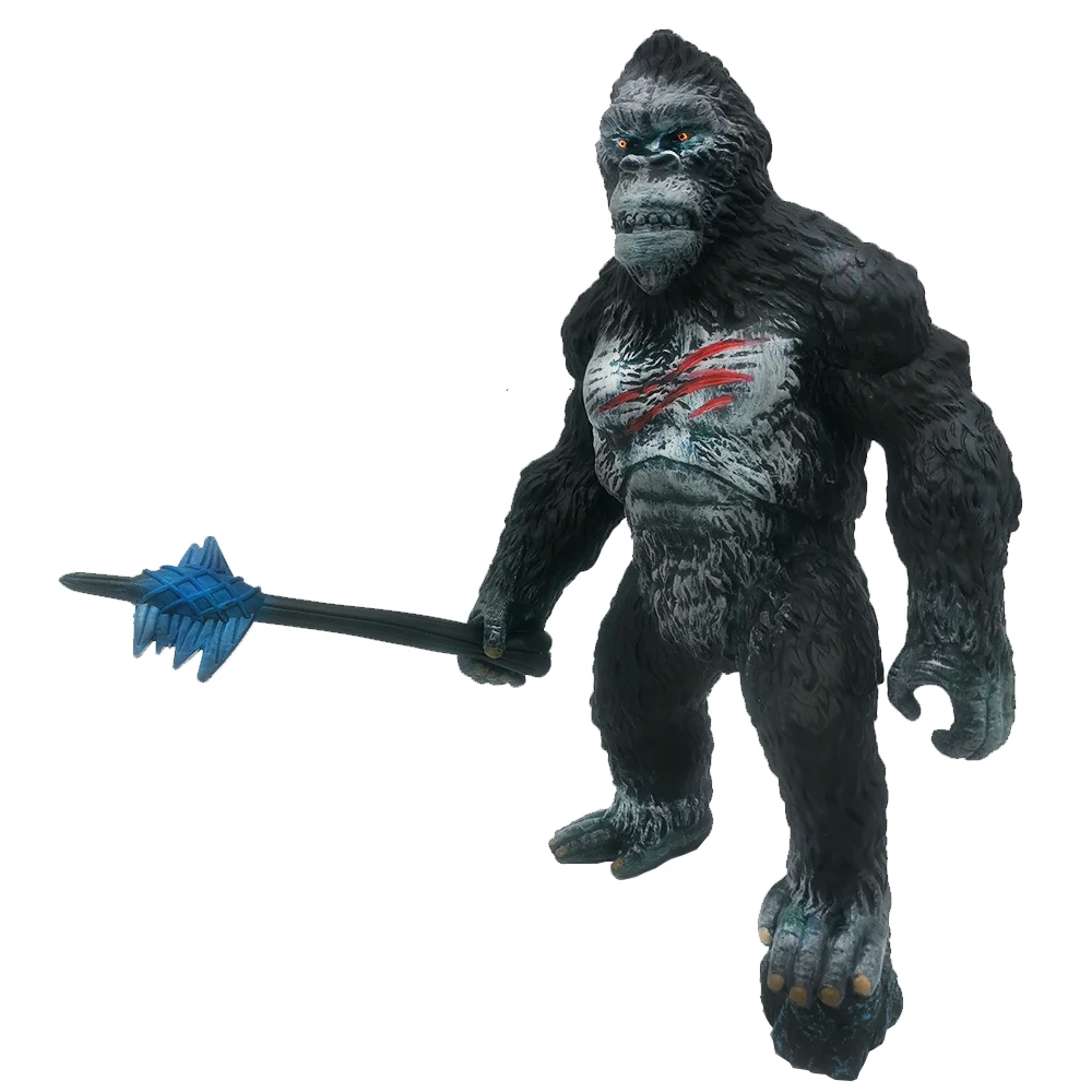 Plastic PVC High Simulation Amazon Godzilla  VS Kingkong Gorilla Play set Action Figure