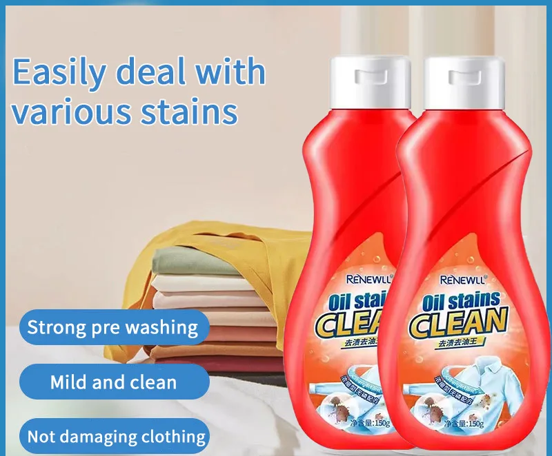 Factory Priced High Quality Dry-Wash Cleaning Oil Stain Removal Detergent Easy Cleaning Laundry Detergent