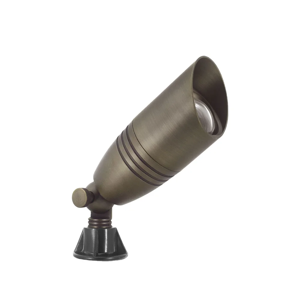 USA Warehouse LT2105 Antique Bronze Finish New Item with ETL Certificate LED Landscape Lighting Brass Spot Light up