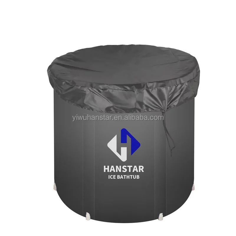 Customized size Ice bath tub fabric three layer ice barrel bath inflatable and portable ice bath