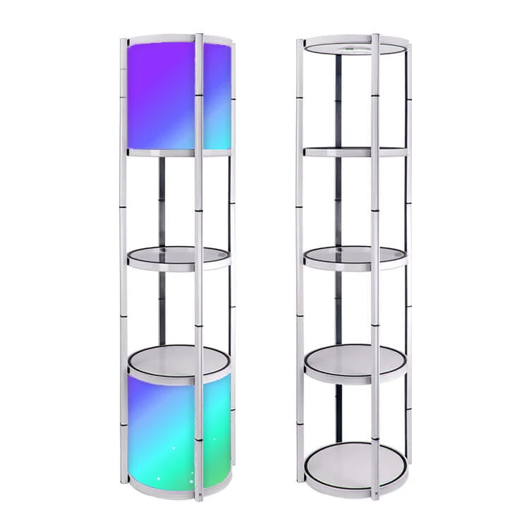 High Quality Easy Install  aluminum pop up tower Portable Advertising twist tower for exhibition