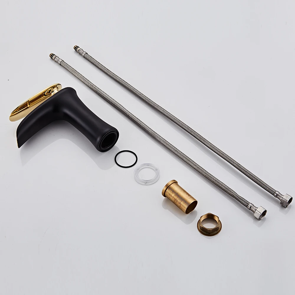 YUNDOOM Torneira Deck Mounted Banheiro Torneira Cozinha Glowing Boiling Water Tap Musluk Grifo Griferia Wasserfall Basin Faucet