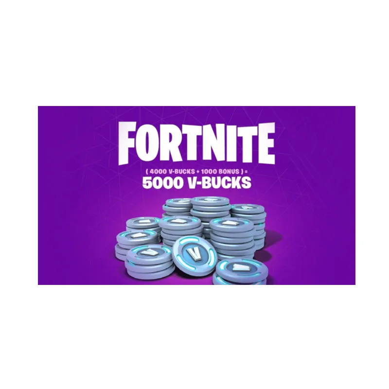 5000 подарочная карта V-Bucks для глобального обслуживания