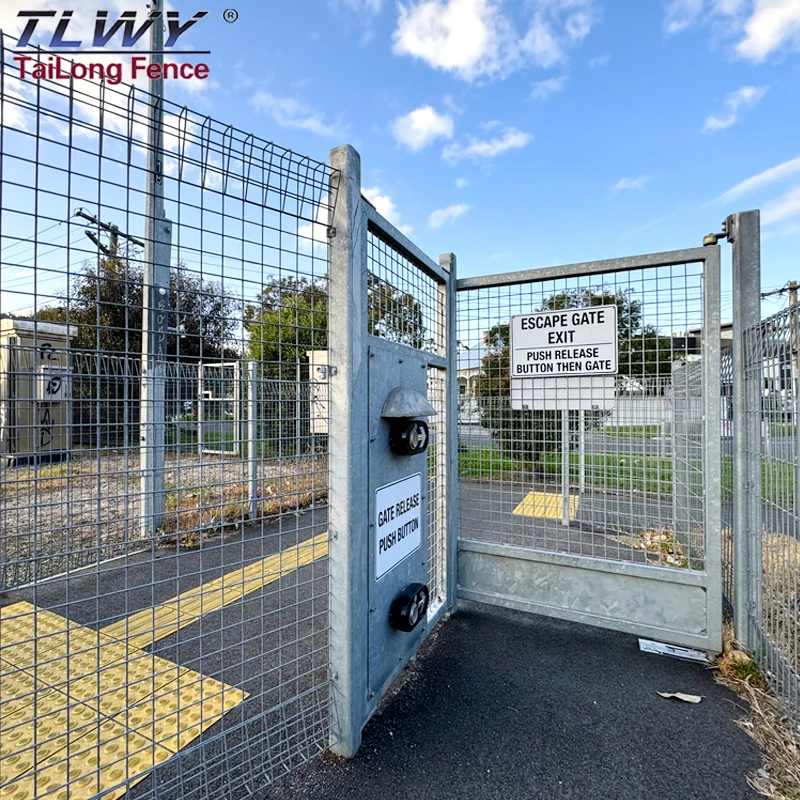 China Factory Customized Powder Coated Galvanized Mesh Wire Brc Fence For Gardens
