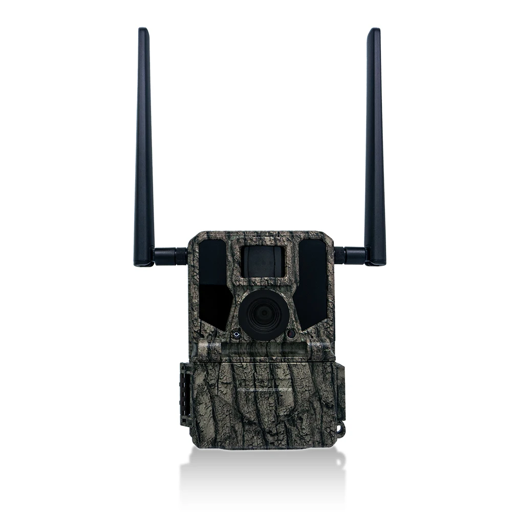 High-End GMS for 4G Hunting camera KW897 with dual antennas 100ft night range night vision 36MP 2K video for wildlife research