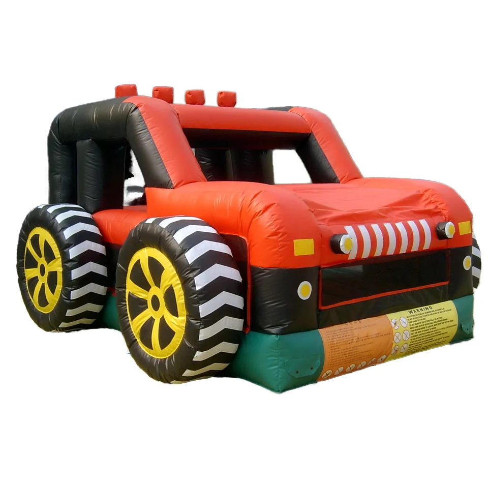 Inflatable Truck Jumping Bouncer Castle for Kids and Adults with Slides Minimum Order 1 Piece for Sale for Parks Playgrounds