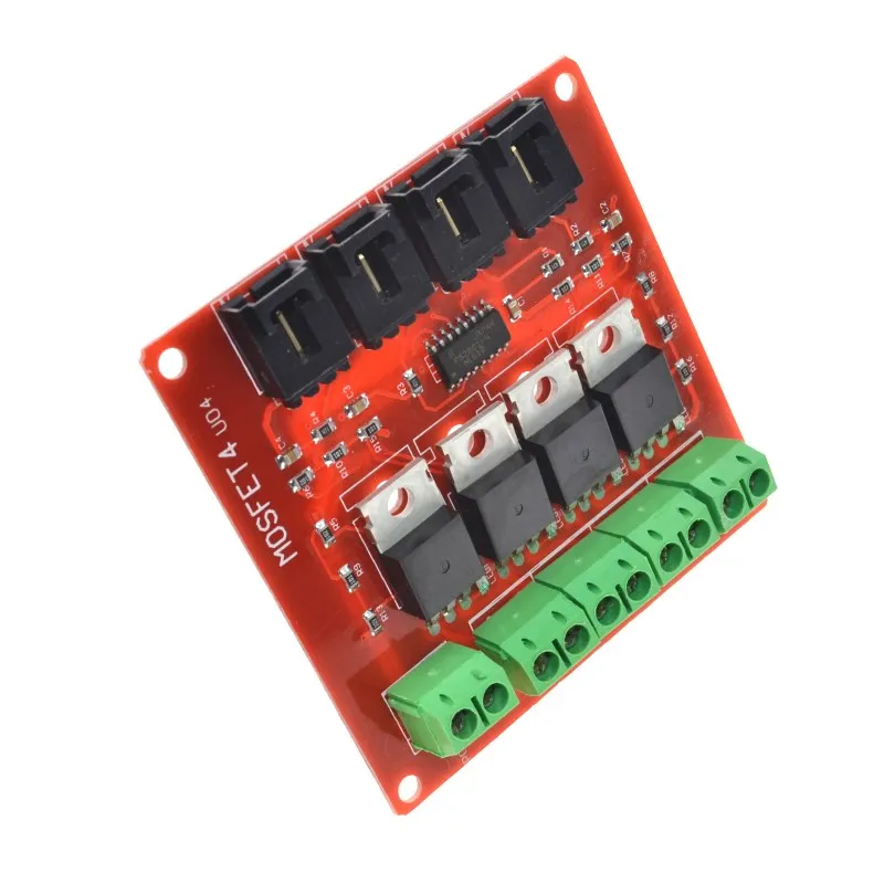 Четыре канала 4 маршрут MOSFET Кнопка IRF540 V4.0 + модуль коммутатора