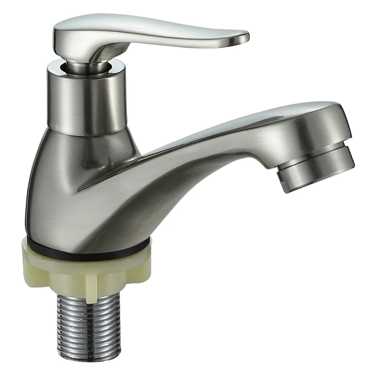 Brushed Nickel Basin Faucets Mixer Zinc Alloy Popular in Russia Brass Carton Box Mall Modern Contemporary Asia Brushed Rose Gold