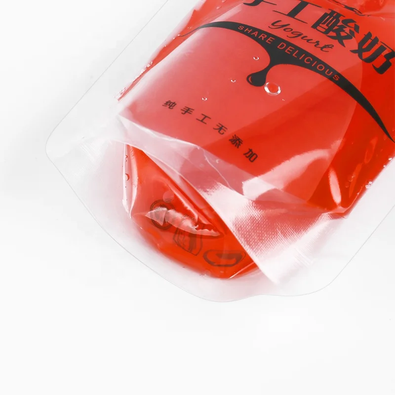 stand up yogurt food boiling retort sterilizer food pouch ziplock bags