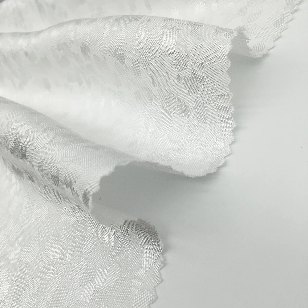 Viscose rayon leopard Jacquard fabric for dress material rayon fabric