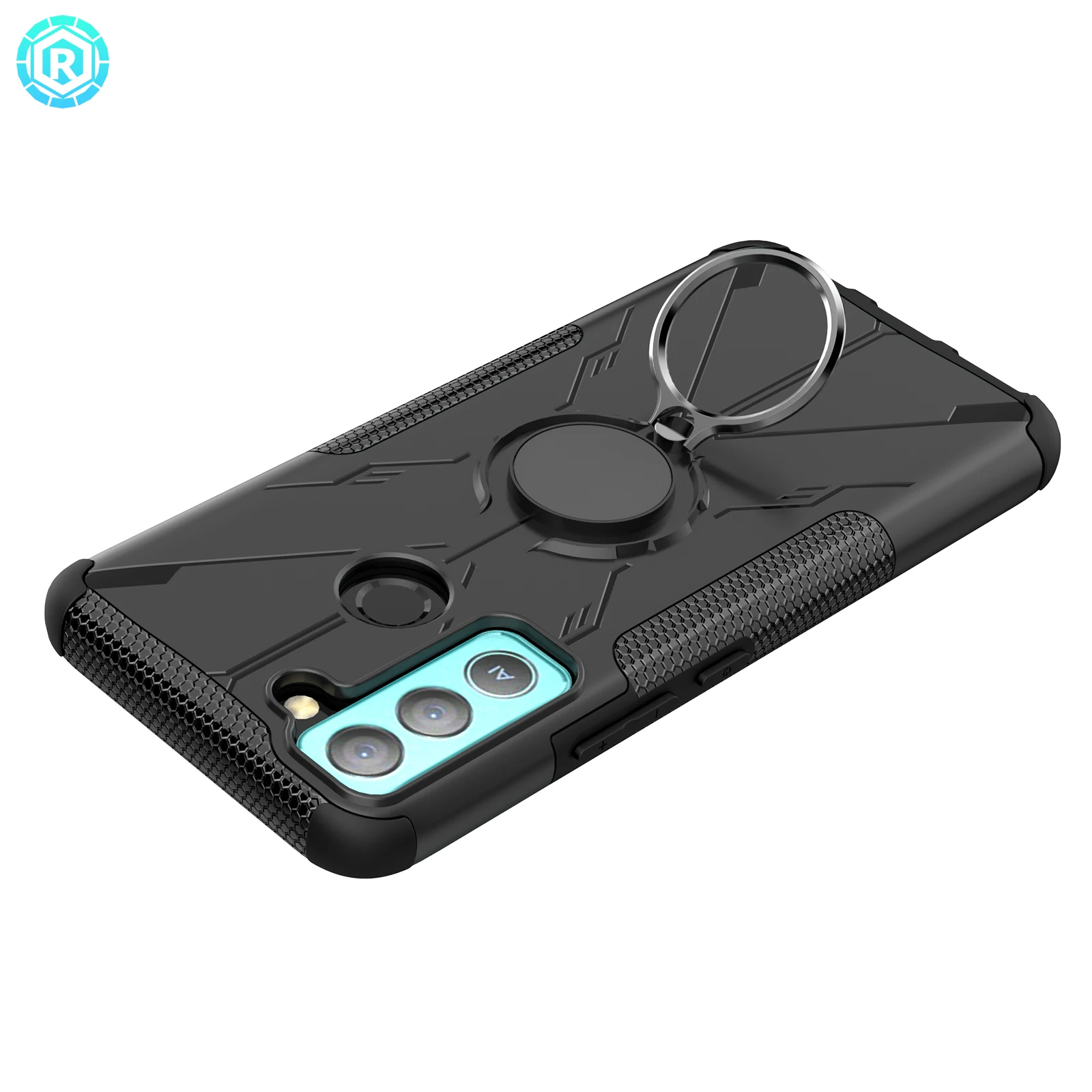 Hot Sale 2 in 1 TPU PC High Protection Shockproof Phone Case For TECNO POP 5 Lite With Kickstand