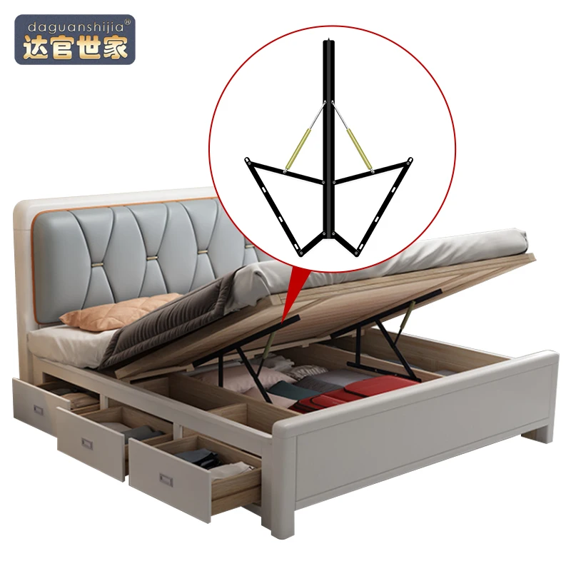 folding wall bed mechanism kit,hydraulic lift up storage bed