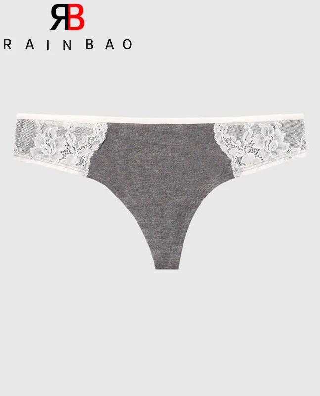 Factory direct sale g-string organic cotton sexy muture women panties wholesale