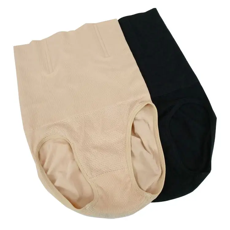 High Waist Tummy Control Panties For Women Slimming Body Shaper Butt Lifter Underwear Mesh Brief Cross Compression Waist Shaper