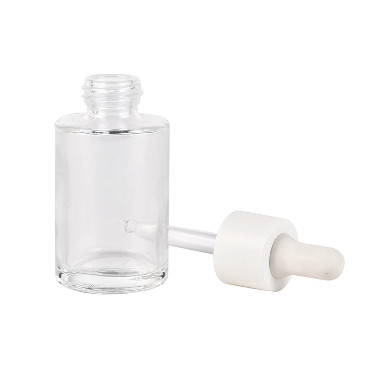  Factory Direct Custom Clear Dropper Bottle 15ml Round Essential Oil Empty Glass