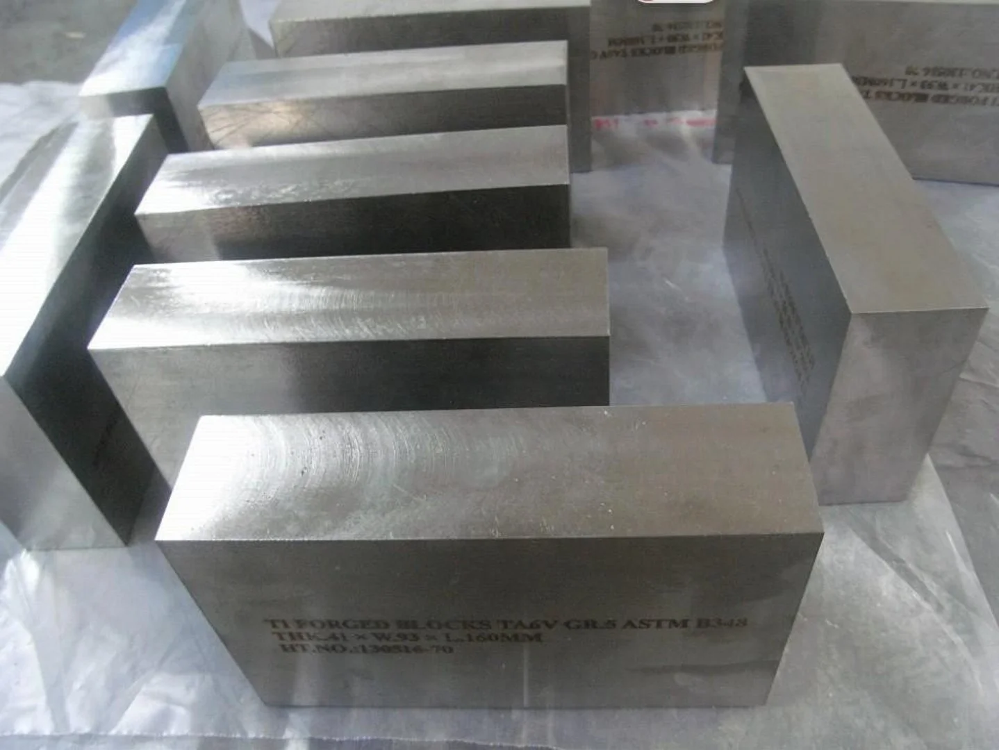 Ti6al4v Gr5 titanium block titanium cube Titanium alloy Forged square Blocks