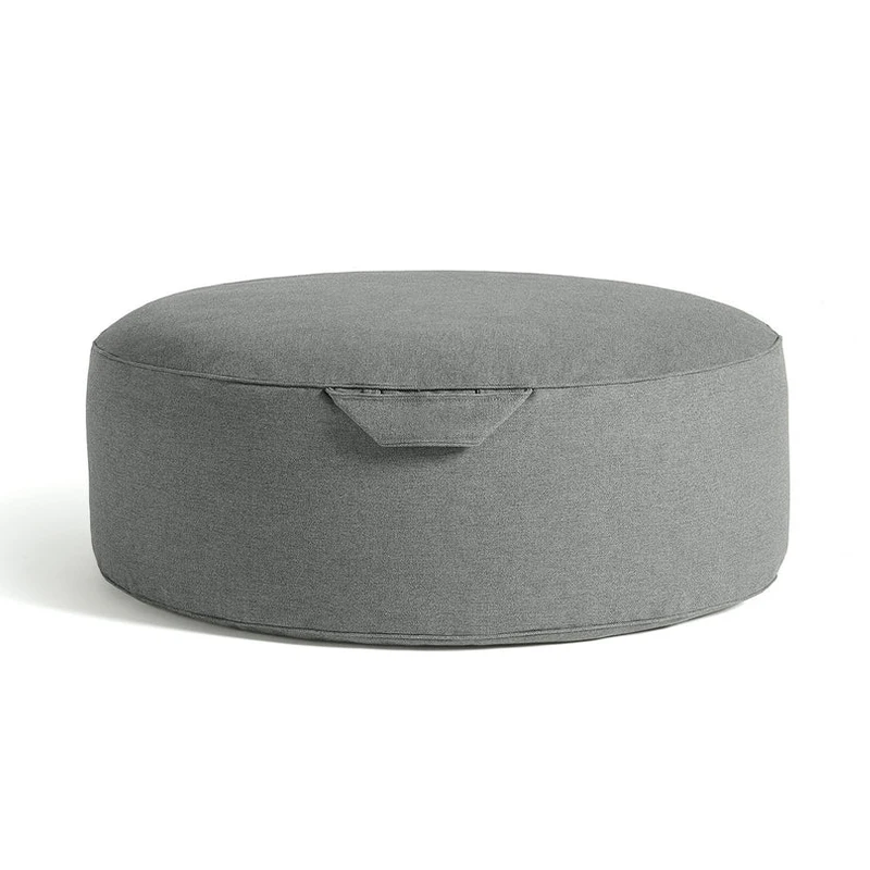 Pouffes Footstool Bean Bag Cover For Couch Footrest Round Pouf Ottoman
