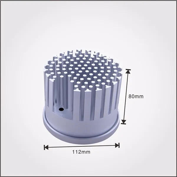 Led Ceiling Light Heat Sink Heat Sink Heatsink Silver Custom Round Cold Forging Aluminum IP68 Aluminum 40x40mm 30 Anoding 15-18W