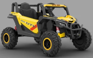 2024 NEW 12V/24V Electric 4WD UTV Buggy Double Motor Ride-on Car for Kids 1+ Years Unisex 4WD Wheel Plastic Off-Road Vehicle
