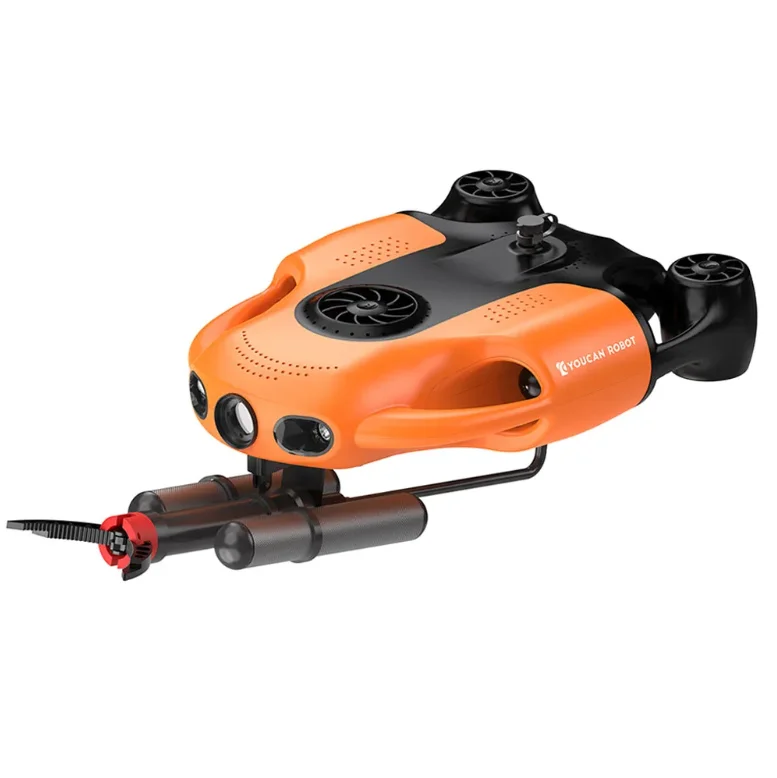 Camoro 150M BW Space Pro Max Underwater Drone with Grabber Arm 4K Camera Remote Control Underwater Robot 3H Running Professional