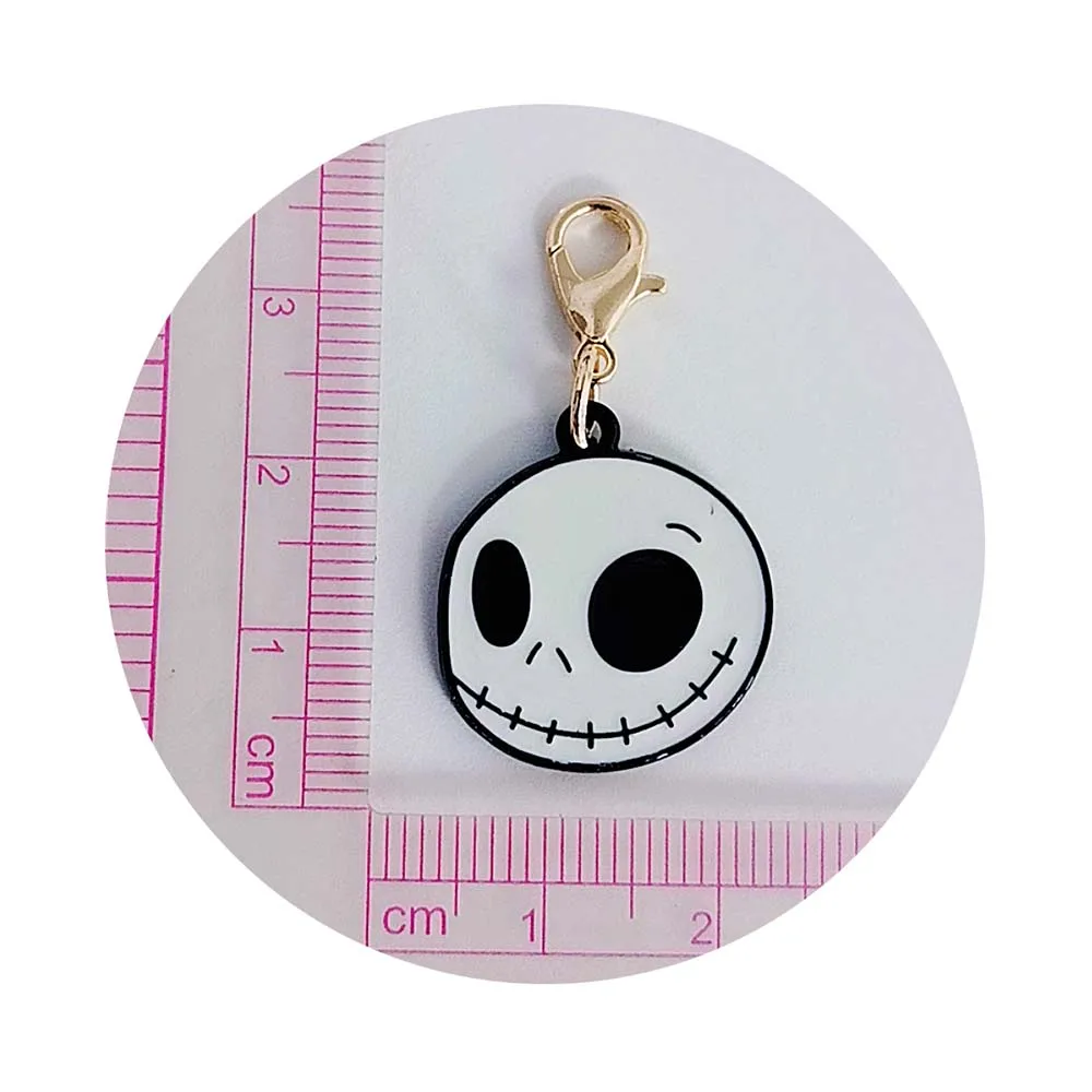 YiWu factory bulk small package 10pcs Halloween key chain 19*36 ghost pendant