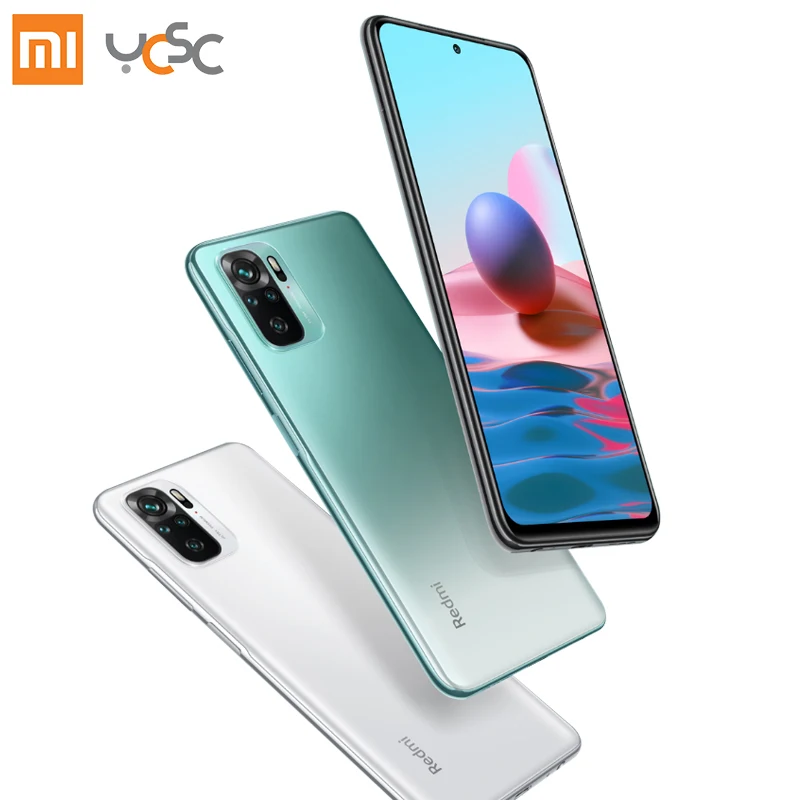 Смартфон Xiaomi Redmi Note 10 с глобальной прошивкой Snapdragon 678 AMOLED дисплей четыре камеры 48 МП 33 Вт быстрая
