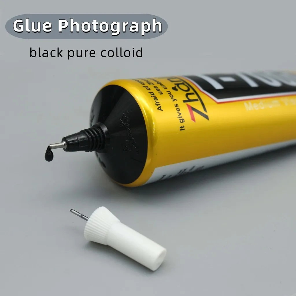 T7000 50ml Black Glue Bezel Sealant Sticky Computer Cell Phone Screen Glue Repair Back Cover Back Shell T7000 Repair Glue