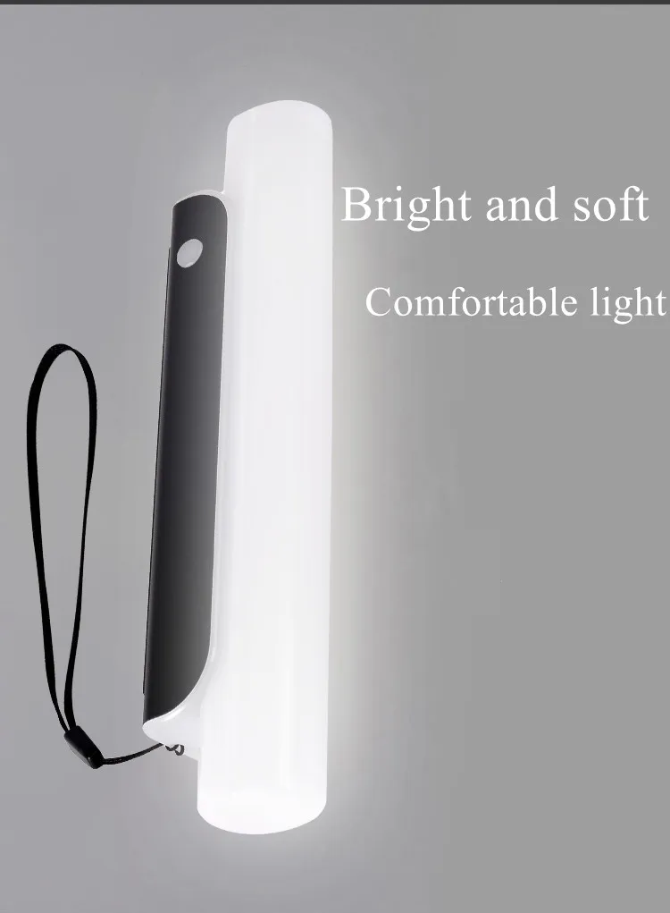 
2000mAh Battery USB Powered Work Light Bar Portable Small Magnetic LED Light for Home Dormitory Emergency 