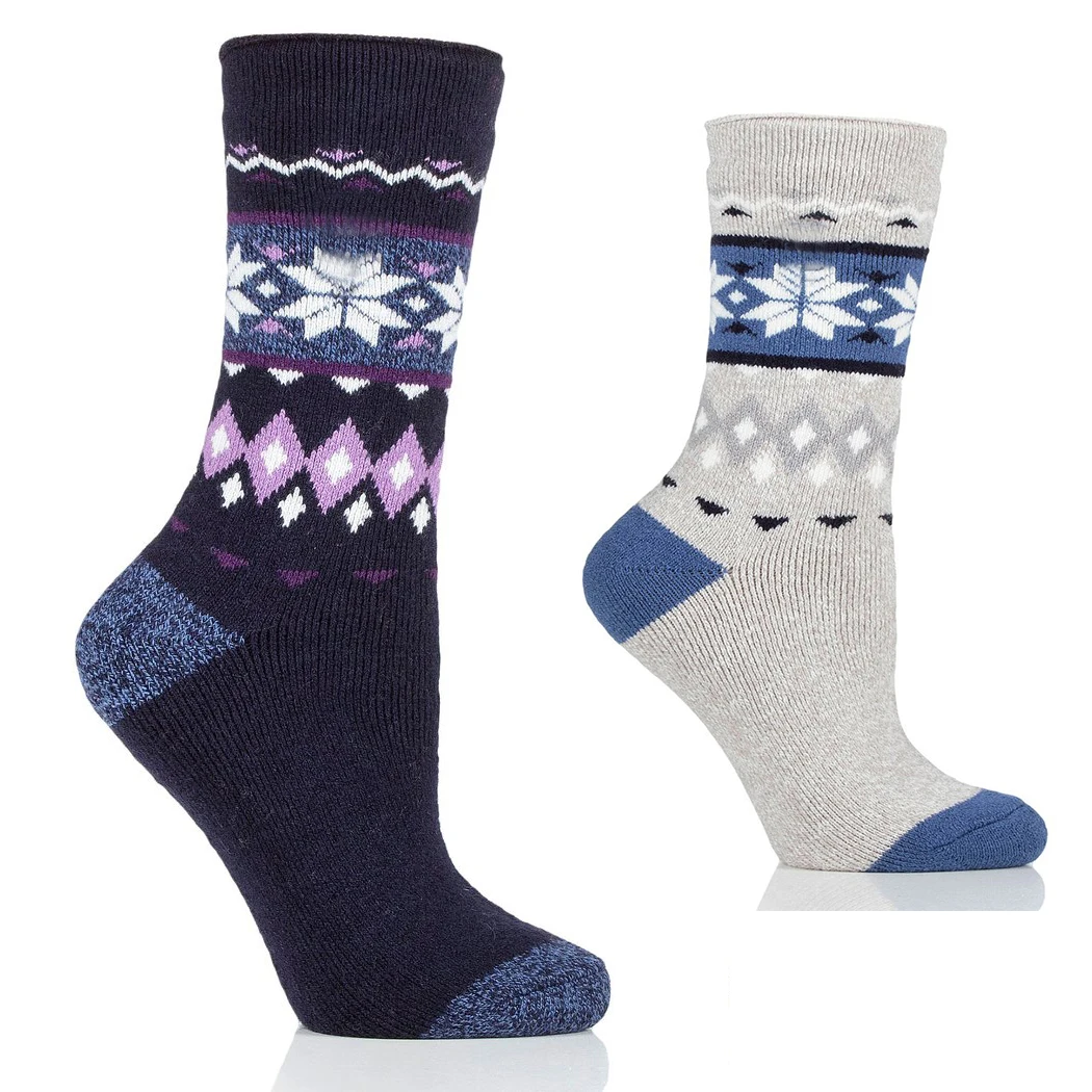 Wholesale High Quality Red Cashmere Mens Winter Thermal Long Crew Socks