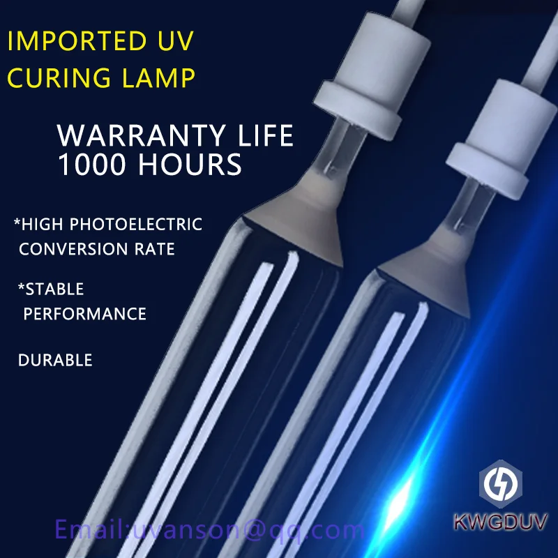 Support Custom 1-20KW Imported High Quality Mercury Lamp UV Curing Lamp for Ink Printing UV Curing Drying