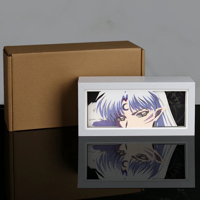 Newest Design 3D Lenticular Sheet Anime Figure Poster Light Box Custom Patterns Led Light Box Framed Poster