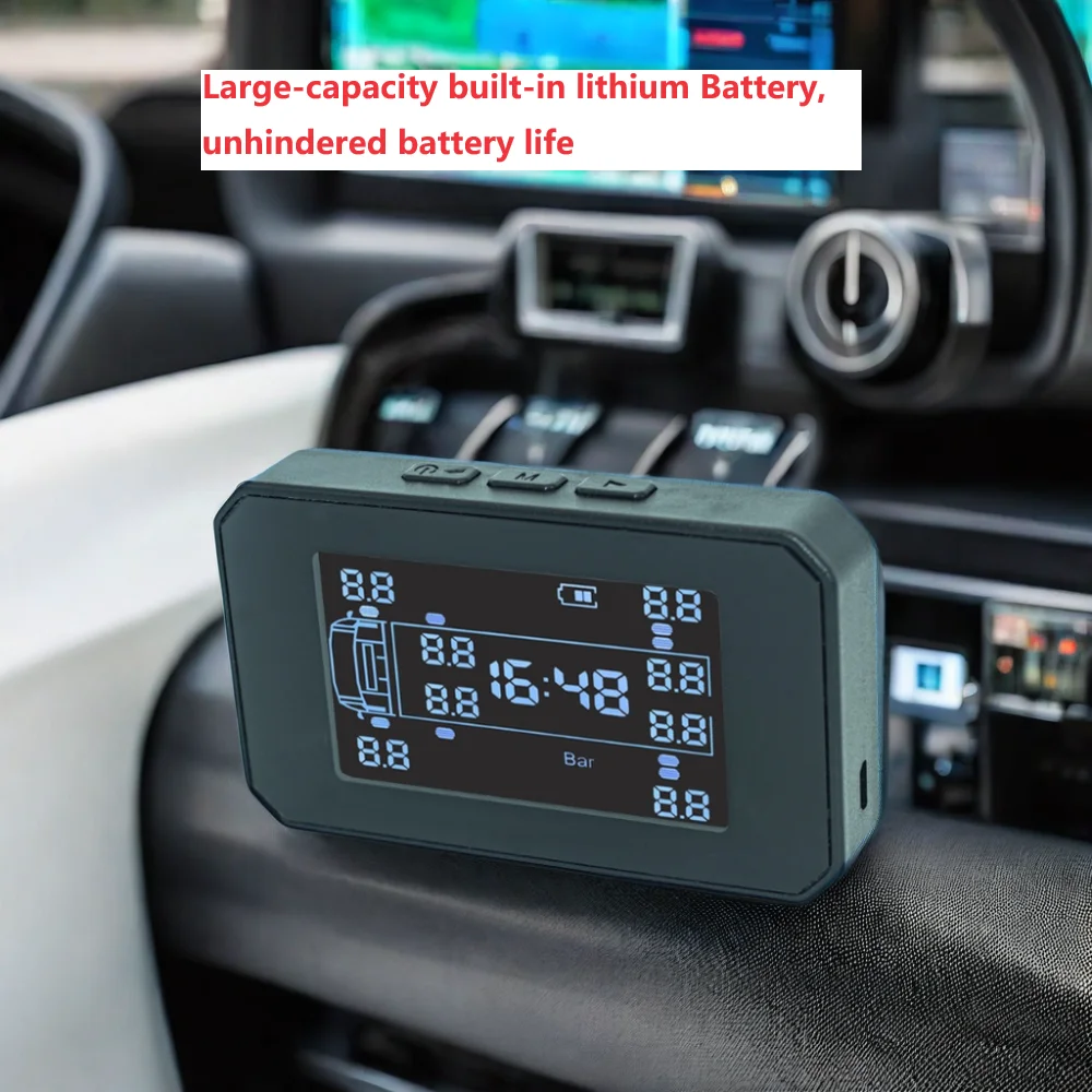 Direct Factory 6 Wheel Tire Pressure Monitor High-Efficiency TPMS Tire Gauge for Trailer Bus Truck