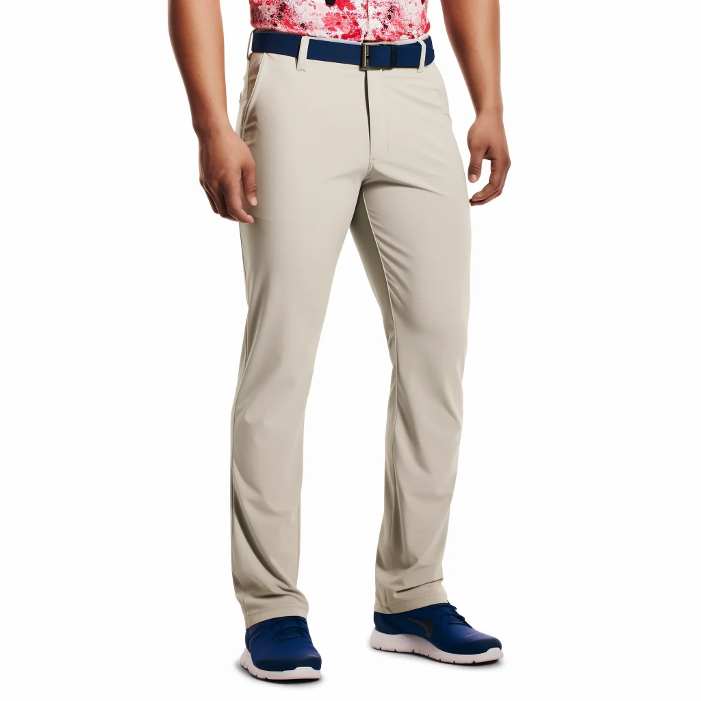 Custom Logo Golf Pants Mens High Quality Breathable Chino Trousers Stretch Slim Fit Casual Pants For Men