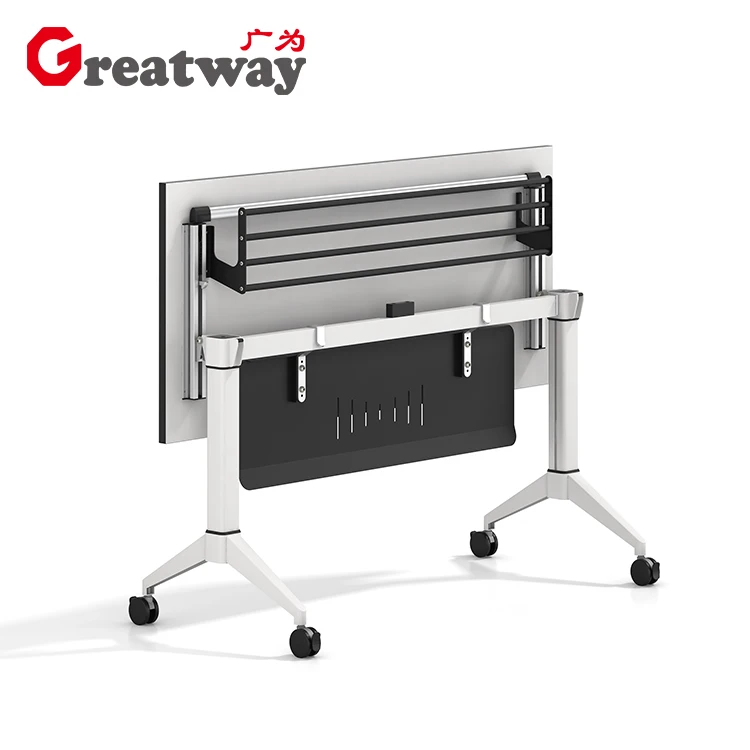 Modern primary school study double seat desks folding training meeting desk