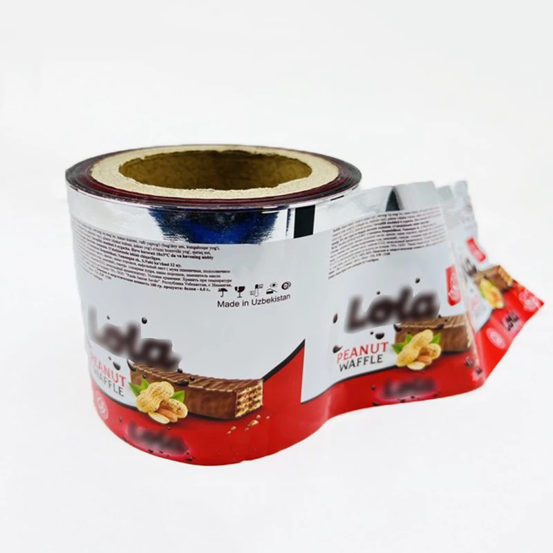 Custom Print Chocolate Popsicle Wrappers Ice Pop Sachet Plastic Bag Food Grade Roll Film for Ice Lolly Roll Film Paper