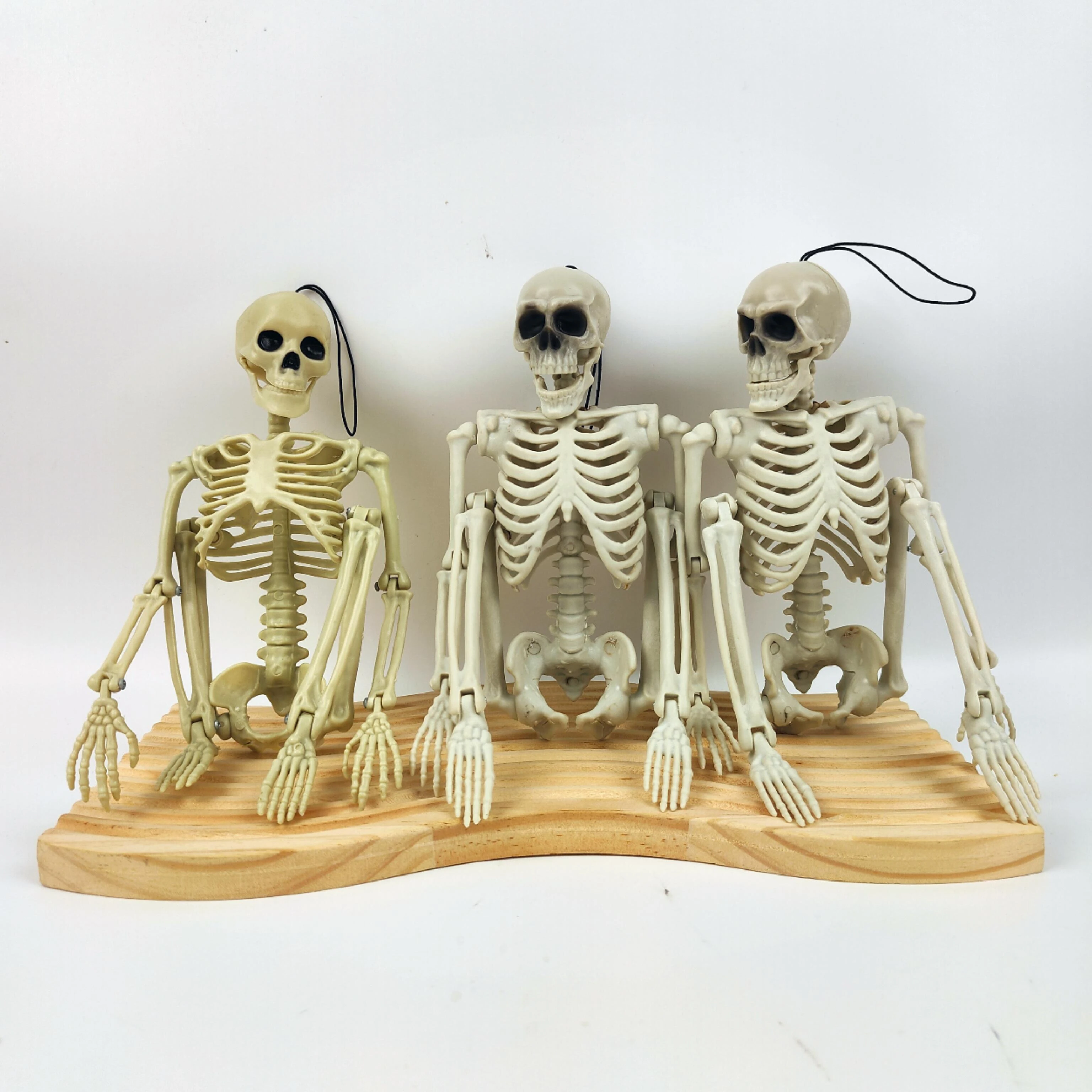 Halloween 40cm Joints movable decoration Plastic Flexible skeleton